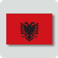 アルバニアの国旗（ノーマルバージョン））