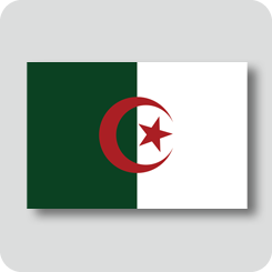 アルジェリアの国旗（ノーマルバージョン）