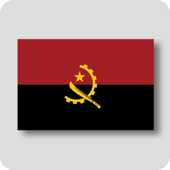 アンゴラの国旗（ノーマルバージョン）