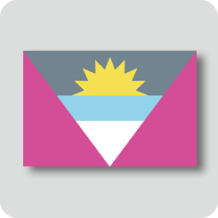 アンティグア・バーブーダの国旗（カワイイバージョン）