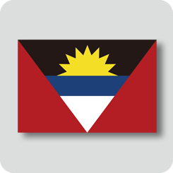 アンティグア・バーブーダの国旗（ノーマルバージョン）