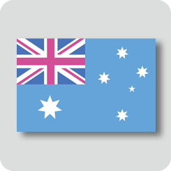 オーストラリアの国旗（カワイイバージョン）