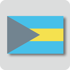 バハマの国旗（カワイイバージョン）