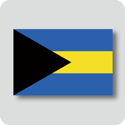 バハマの国旗（ノーマルバージョン）