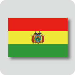 ボリビアの国旗（ノーマルバージョン）