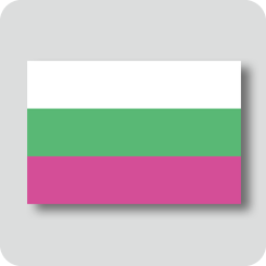 ブルガリアの国旗（カワイイバージョン）