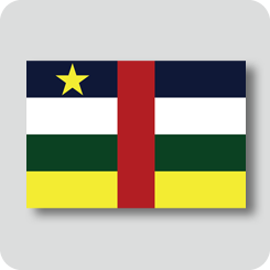 中央アフリカの国旗（ノーマルバージョン）