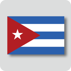 キューバの国旗（ノーマルバージョン）