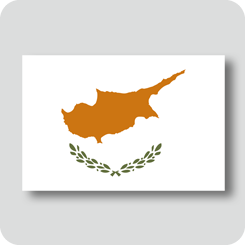 キプロスの国旗（ノーマルバージョン）