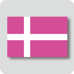 デンマークの国旗（カワイイバージョン）