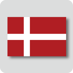 デンマークの国旗（ノーマルバージョン）
