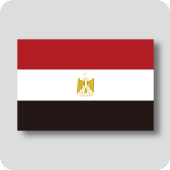 エジプトの国旗（ノーマルバージョン）