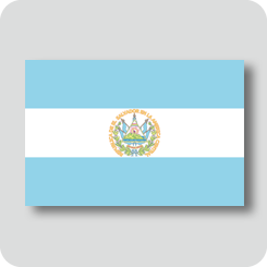 エルサルバドルの国旗（カワイイバージョン）