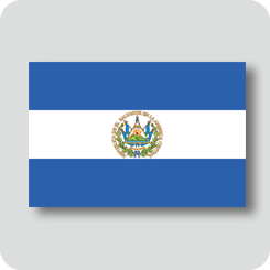 エルサルバドルの国旗（ノーマルバージョン）