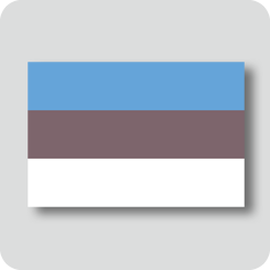 エストニアの国旗（カワイイバージョン）