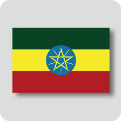 エチオピアの国旗（ノーマルバージョン）