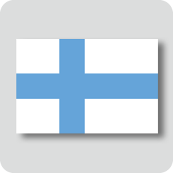 フィンランドの国旗（カワイイバージョン）