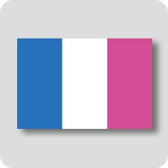 フランスの国旗（カワイイバージョン）