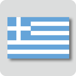 ギリシャの国旗（カワイイバージョン）