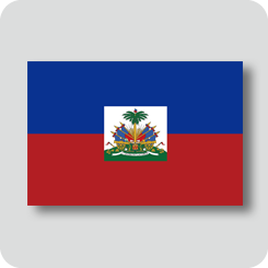 ハイチの国旗（ノーマルバージョン）