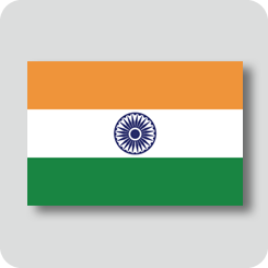 インドの国旗（ノーマルバージョン）