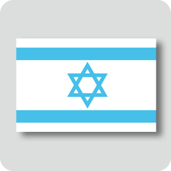 イスラエルの国旗（カワイイバージョン）