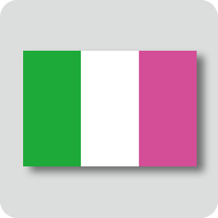 イタリアの国旗（カワイイバージョン）