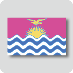 キリバスの国旗（カワイイバージョン）