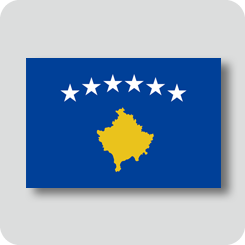 コソボの国旗（ノーマルバージョン）