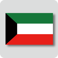 クウェートの国旗（ノーマルバージョン）