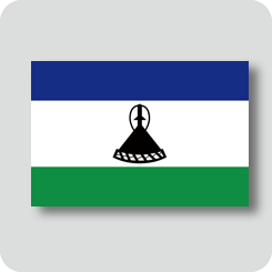 レソトの国旗（ノーマルバージョン）