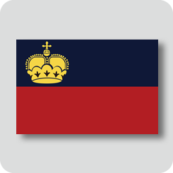 リヒテンシュタインの国旗（ノーマルバージョン）