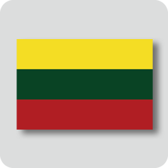 リトアニアの国旗（ノーマルバージョン）