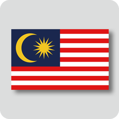 マレーシアの国旗（ノーマルバージョン）