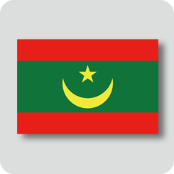 モーリタニアの国旗（ノーマルバージョン）