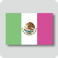 メキシコの国旗（カワイイバージョン）