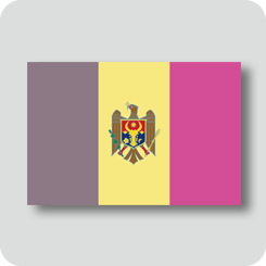 モルドバの国旗（カワイイバージョン）