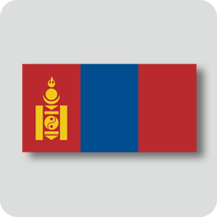 モンゴルの国旗（ノーマルバージョン）