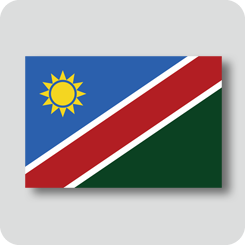 ナミビアの国旗（ノーマルバージョン）