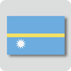 ナウルの国旗（カワイイバージョン）