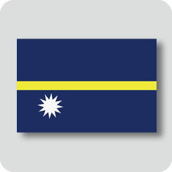 ナウルの国旗（ノーマルバージョン）