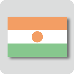 ニジェールの国旗（カワイイバージョン）