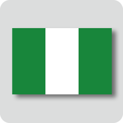 ナイジェリアの国旗（ノーマルバージョン）