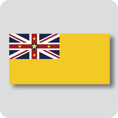 ニウエの国旗（ノーマルバージョン）