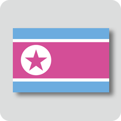 北朝鮮の国旗（カワイイバージョン）
