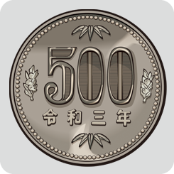 old-500-yen-coin-side-outline-available-full-color