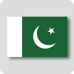 パキスタンの国旗（ノーマルバージョン）
