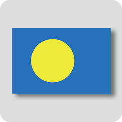パラオの国旗（ノーマルバージョン）