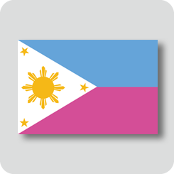 フィリピンの国旗（カワイイバージョン）