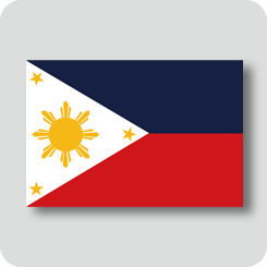 フィリピンの国旗（ノーマルバージョン）